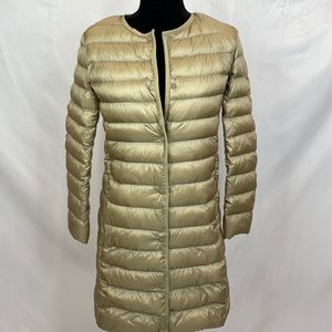 Uniqlo Light Down Puffer Jacket Coat SZ M - [DR1]